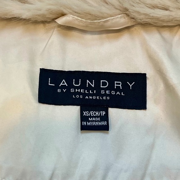 Woman's Laundry Cream Colored  Puffer Coat- Size XS - Picture 14 of 15